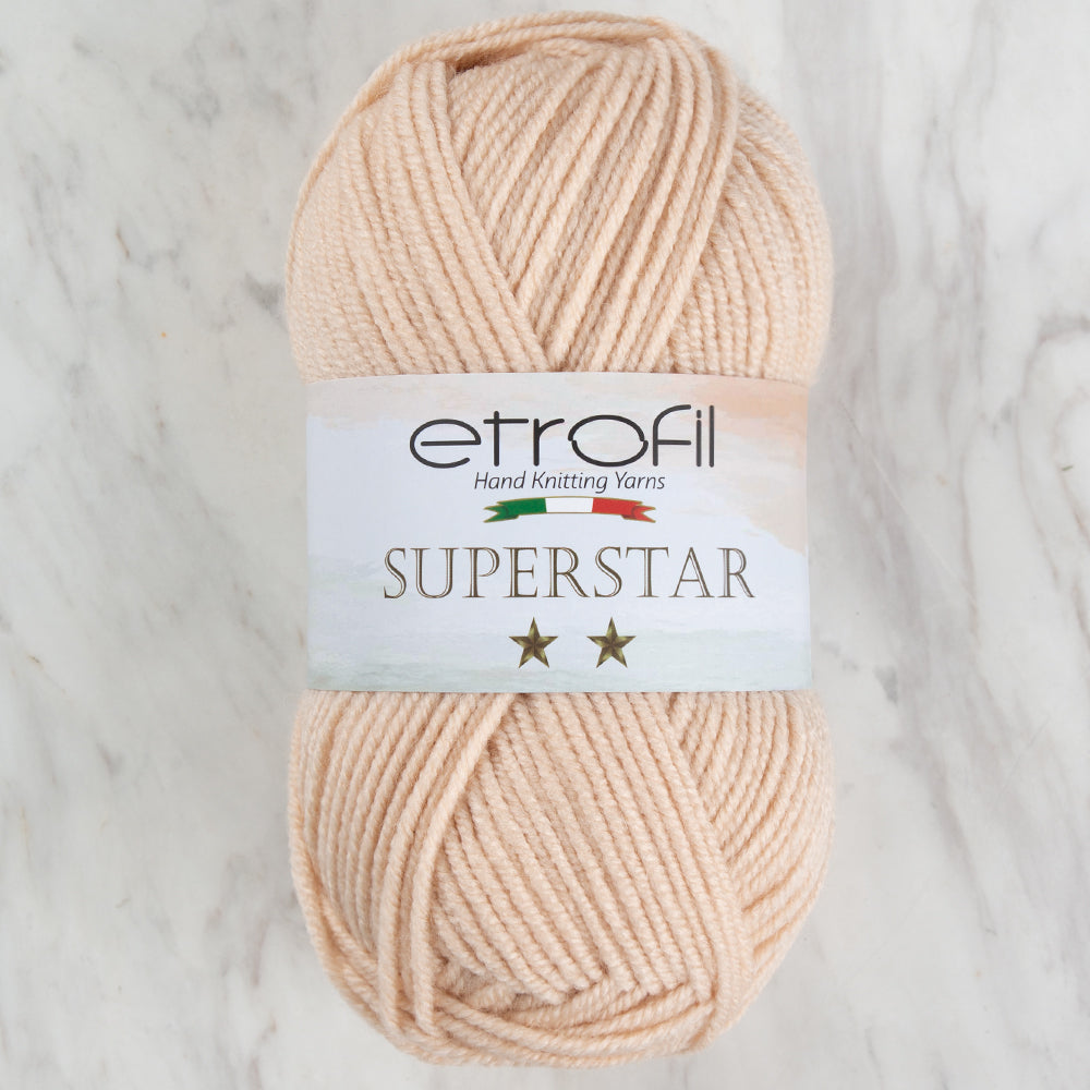 Etrofil Süperstar Açık Bej El Örgü İpi - 77178